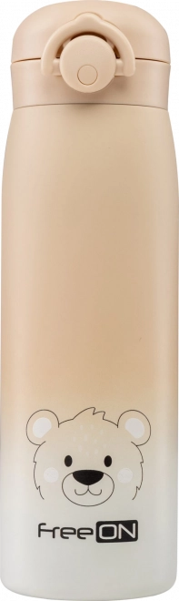 Nerezová Termoska FreeON Béžová 480 ml