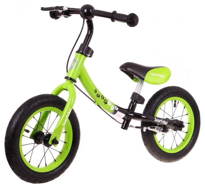 Dětské krosové kolo Boomerang SporTrike + variabilní uspořádání rámu – Zelené