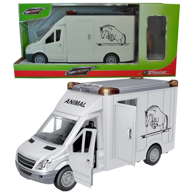 Transport koní na setrvačník
