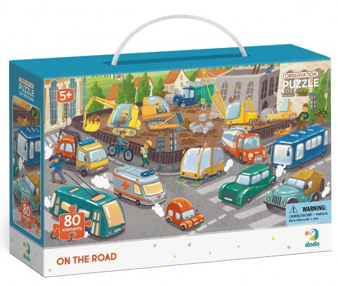 DODO Puzzle s hledáním obrázků Na cestě 80 dílků