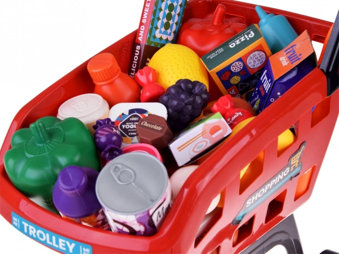 Velká cukrárna supermarketu + příslušenství vozíku ZA4638