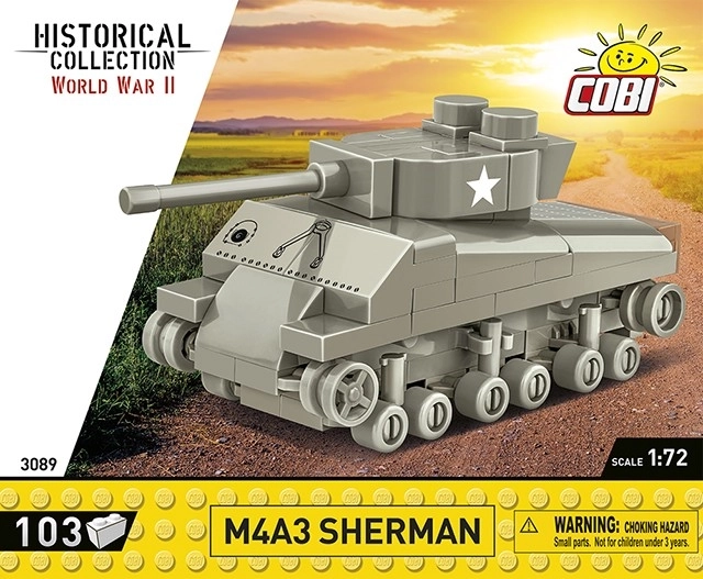 COBI 3089 II WW Sherman M4A3, 1:72, 103 k
