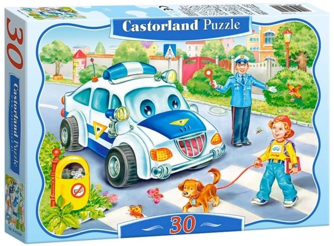 Puzzle cesta do školy pro děti