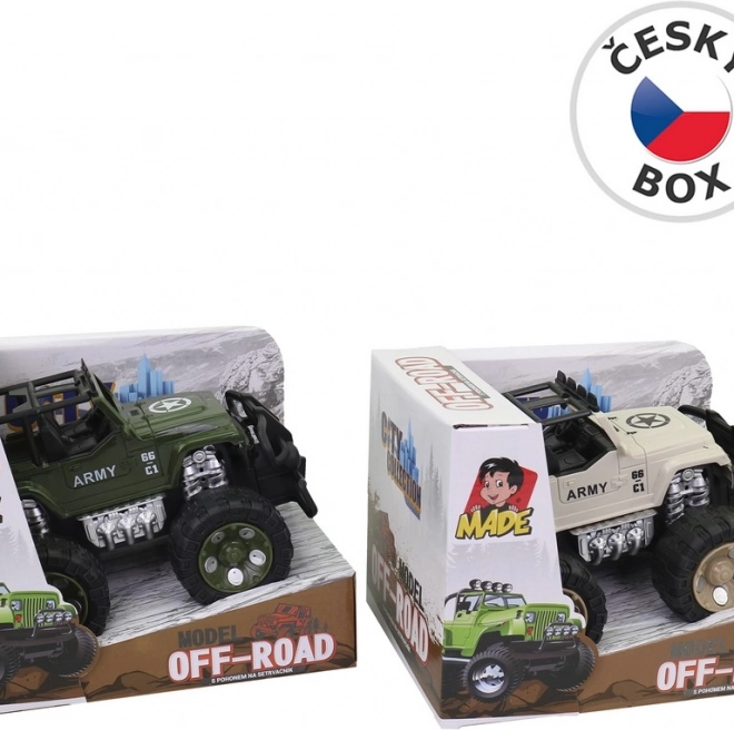 Vojenské terénní auto pro děti