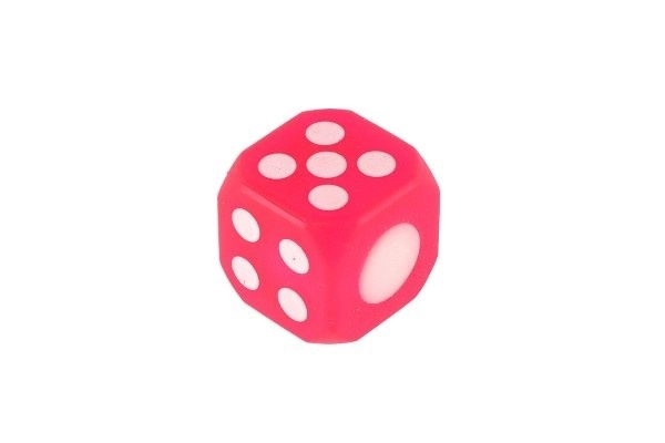 Svítící silikonová kostka 3 cm - 1ks