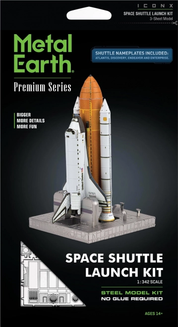 METAL EARTH 3D puzzle Space Shuttle Launch Kit (ICONX)