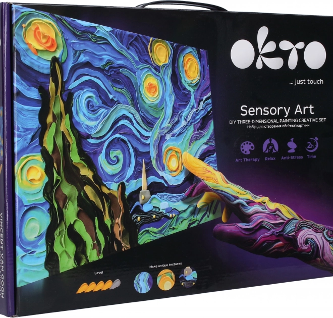 Okto Sensoty Art výtvarná sada Hvězdná noc 30 × 40 cm