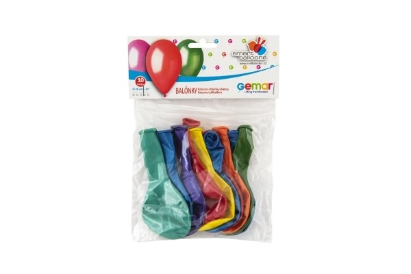 Nafukovací balónky 10 cm - 10 ks, karneval