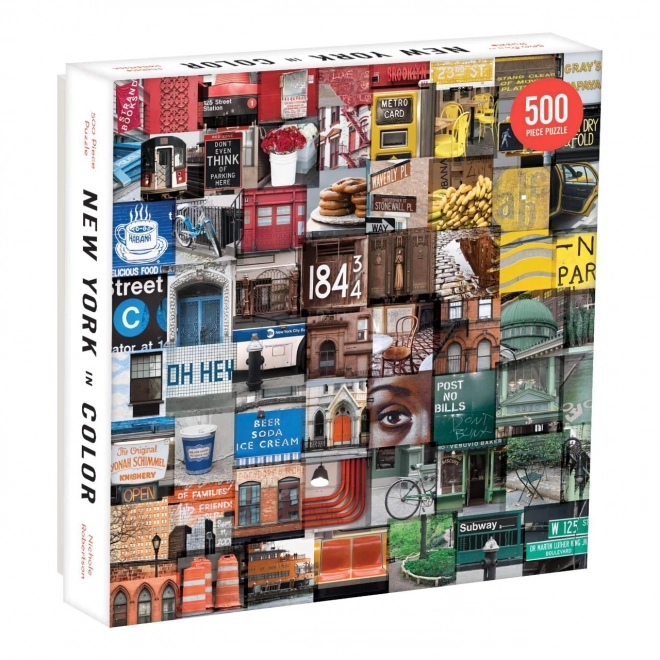 Puzzle barevný New York 500 dílků