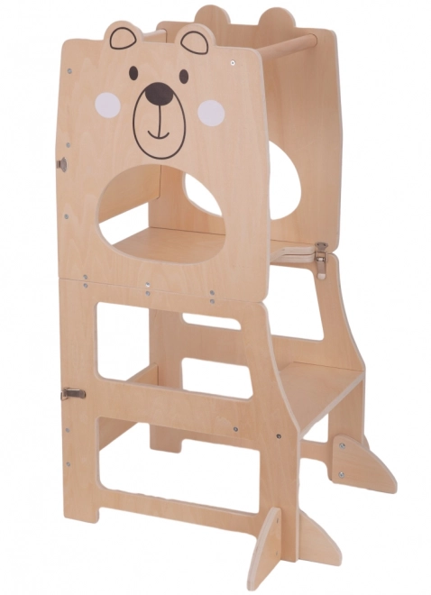 Učící věž pro děti 3 v 1 Medvídek