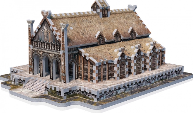 WREBBIT 3D puzzle Pán prstenů: Zlatá síň Edoras
