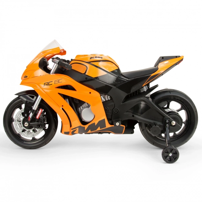 Dětská elektrická motorka KTM RC8C 12V se zvuky