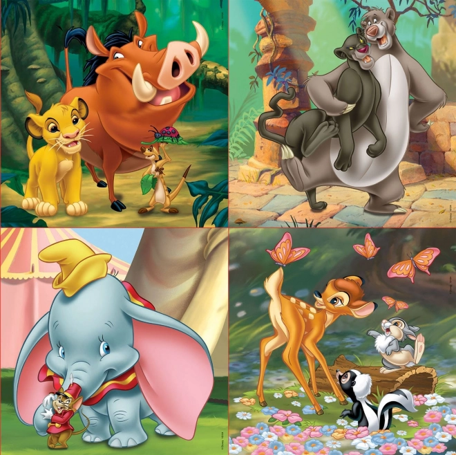 Educa puzzle Disney pohádky 4v1