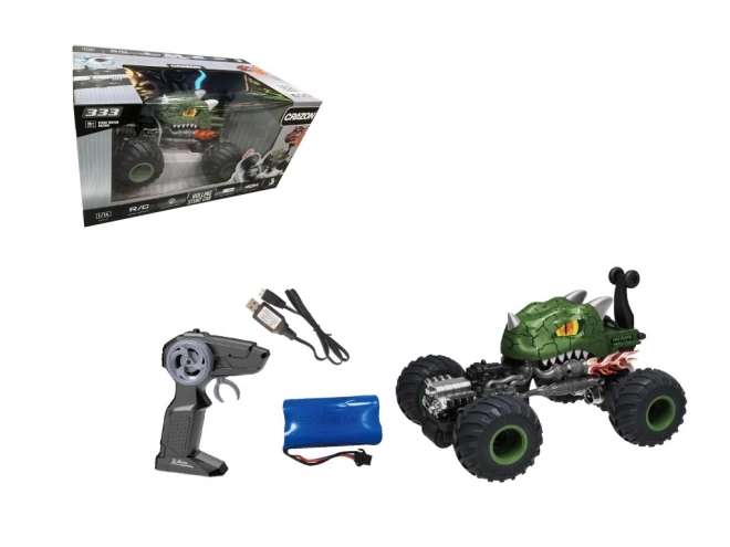 RC kaskadérské auto zelené