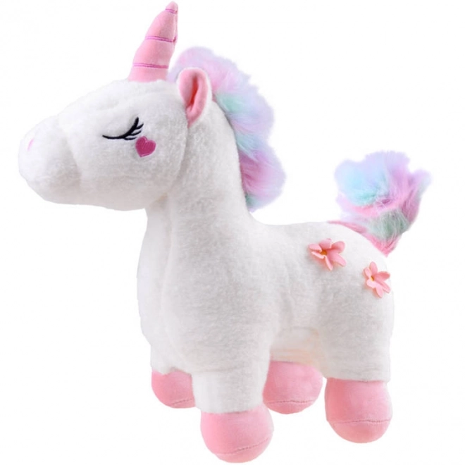 Kouzelný plyšový jednorožec 48cm ZA4403 – Bílá