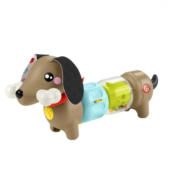 Fisher Price Chrastící a klapající jezevčík HTW91