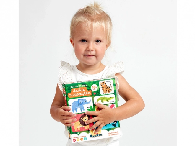 Puzzle do párování Divoká zvířátka Czuczu