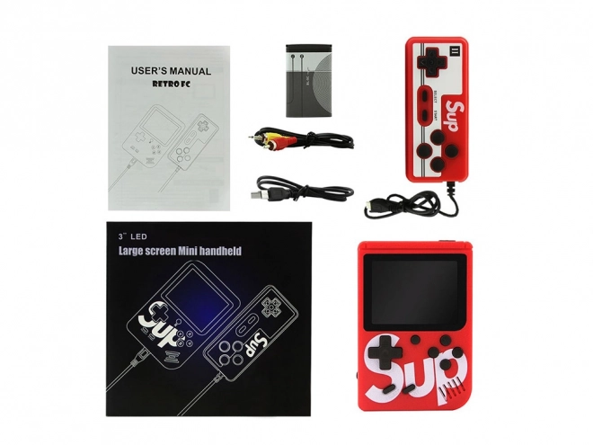 Retro přenosná herní konzole 400 her