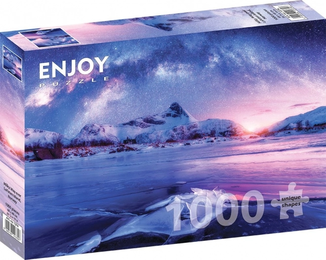 Puzzle Mléčná dráha nad Lofoty