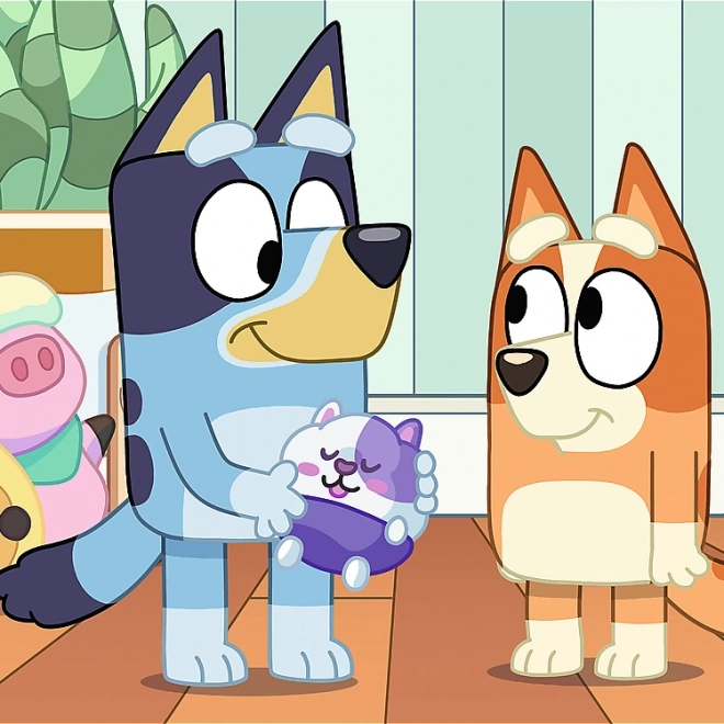 Puzzle Trefl s motivem Bluey 30 dílků