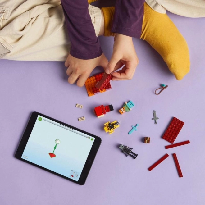LEGO Minecraft Bitva na mostě v Netheru