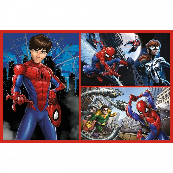 Puzzle 2x70 - Pavoučí příběhy Disney Marvel Spiderman