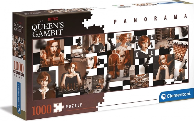 Panoramatické puzzle Dámský gambit 1000 dílků