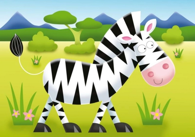 Moje první puzzle Na safari 2/3/4/5 dílků