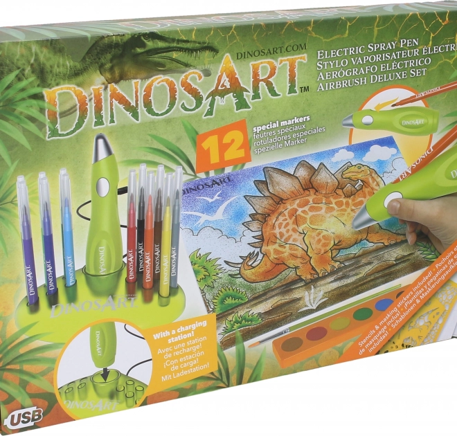 DinosArt airbrush omalovánky sada