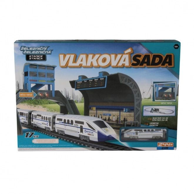 Vláčková sada s délkou 244 cm