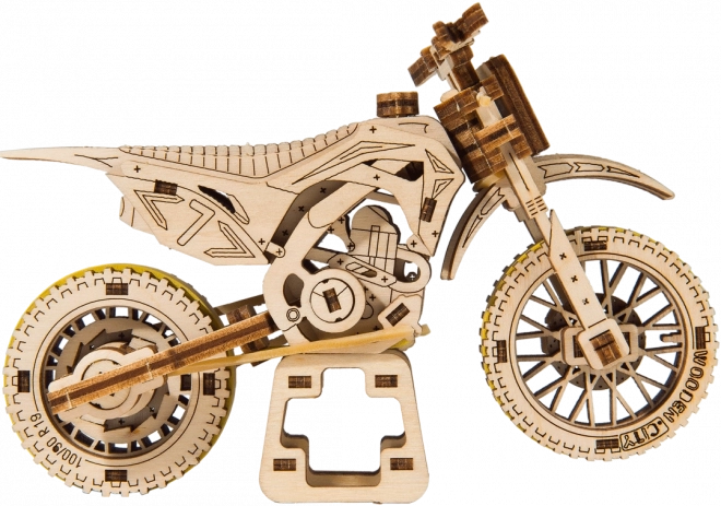 Dřevěné 3D puzzle - MotoCross