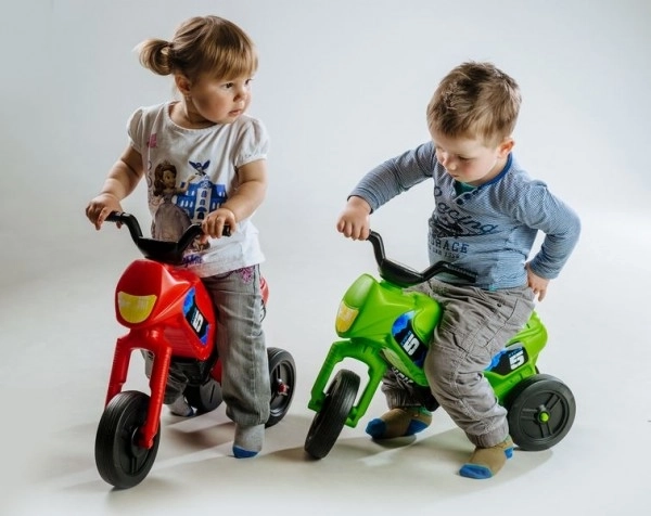 Odrážedlo Enduro malé plast výška sedadla 26cm nosnost do 25kg od 12 měsíců