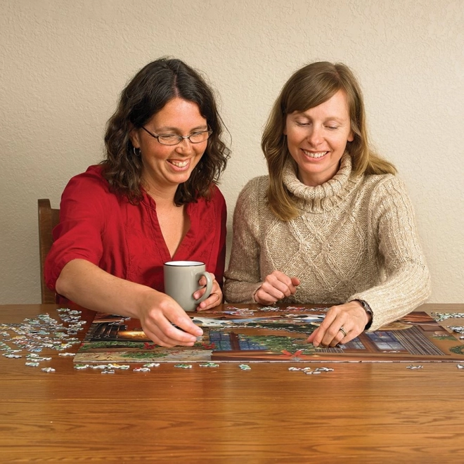COBBLE HILL Puzzle Chlupaté svátky 500 dílků