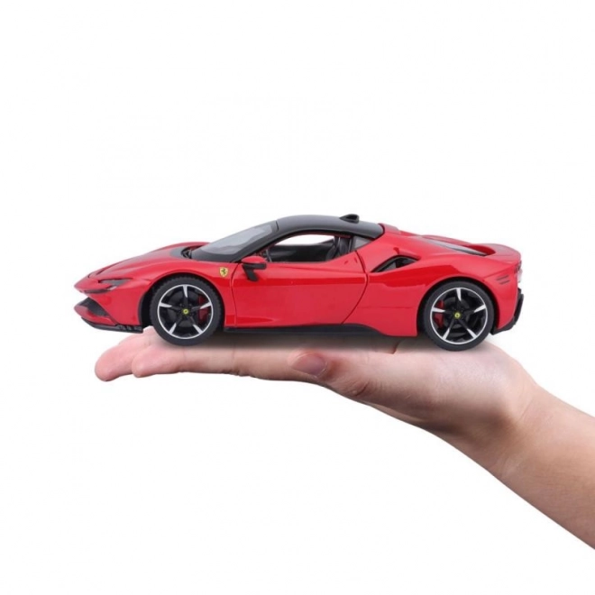 Model auta Ferrari SF90 Stradale červený 1:24 Bburago