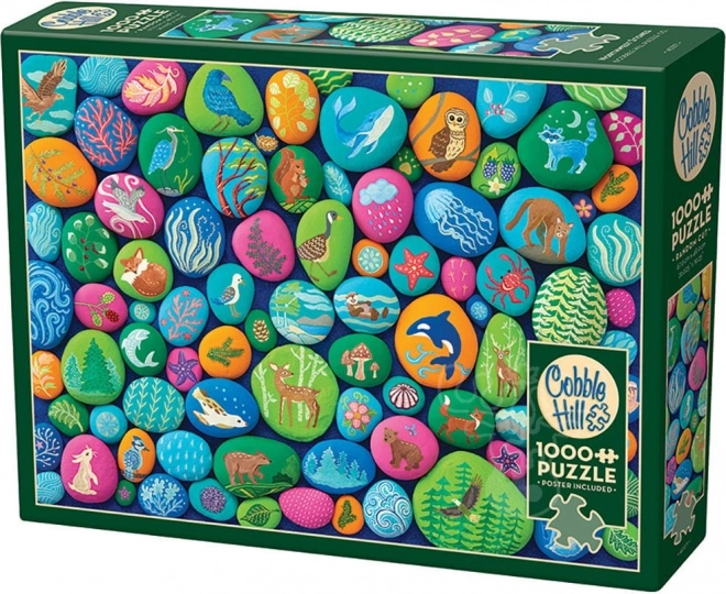 Puzzle Malované kameny Severozápadu od Cobble Hill, 1000 dílků