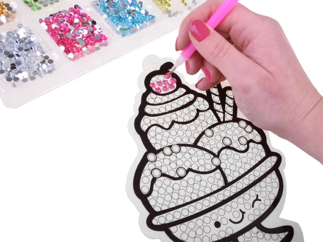Diamantová výšivka kreativní sada Sladkosti