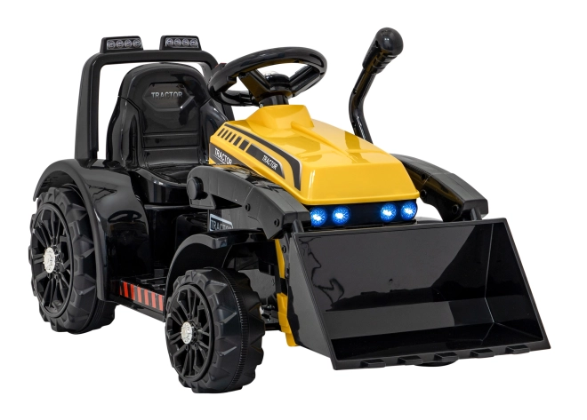Otroški električni traktor z radlico – Žlutý
