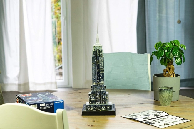 RAVENSBURGER Svítící 3D puzzle Noční edice Chrysler Building 216 dílků
