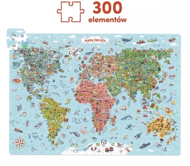 Puzzle objevitelů - Mapa světa