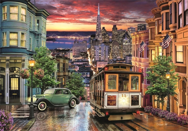 Skvostný puzzle San Francisco 1000 dílků