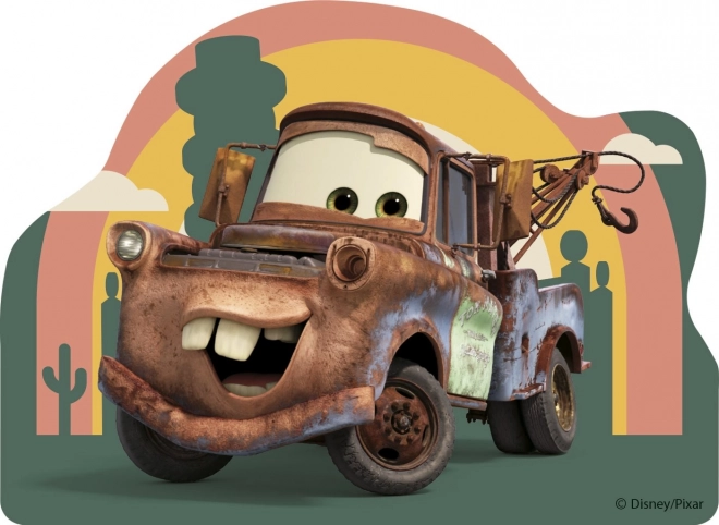 Puzzle Disney Pixar Auta 4x54 dílků