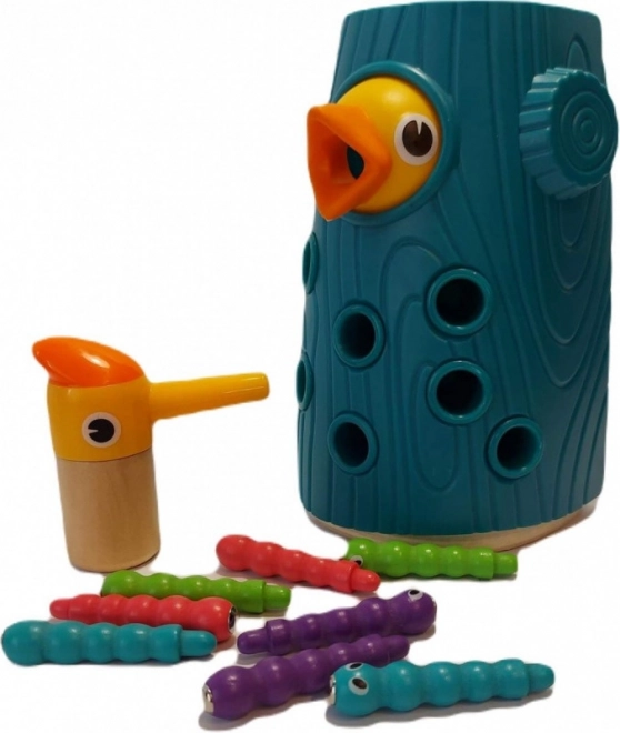 Magnetická hra Feed the bird Top Bright dark