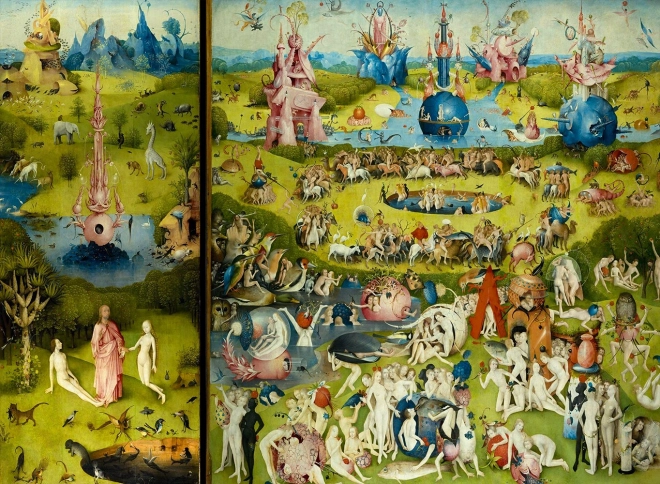 Puzzle Zahrada Pozemských Rozkoší 4000 Dílků