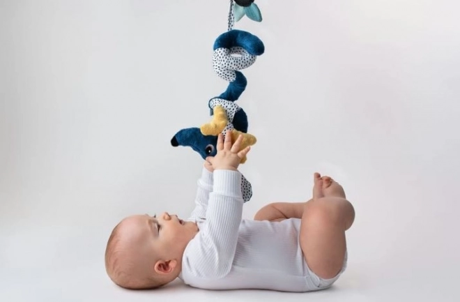 Spirála na kočárek s chrastítkem Mom's Care
