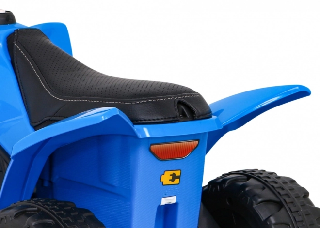 Čtyřkolka Honda 250X TRX s baterií + klakson + LED + eko kůže – Modrá