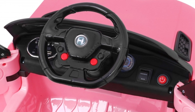 Elektrické autíčko Land Rapid Racer růžové