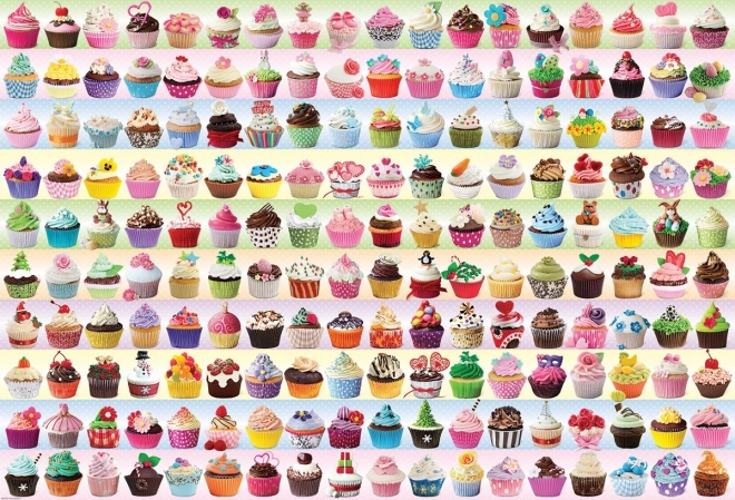 EUROGRAPHICS Puzzle Barevné dortíky (Cupcakes) 2000 dílků