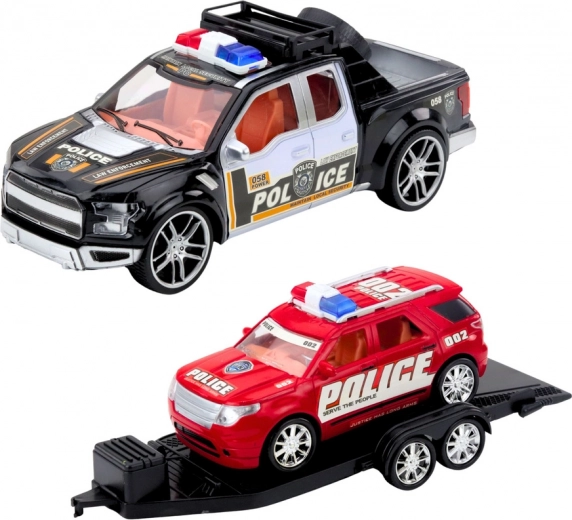 Realistická policejní souprava pro akční hru