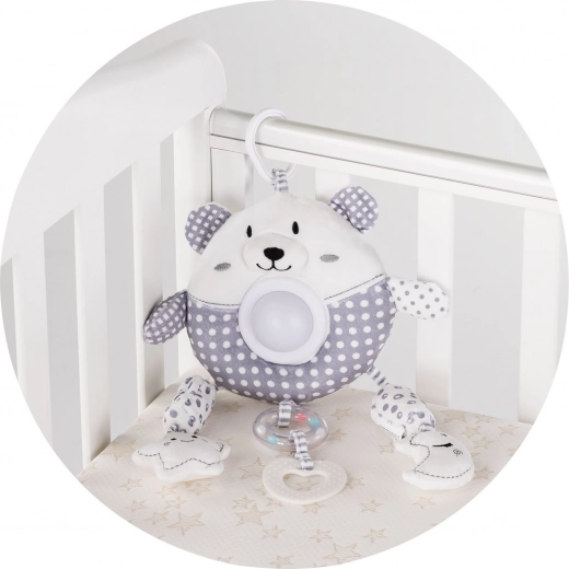 Uklidňující melodie a jemná světla