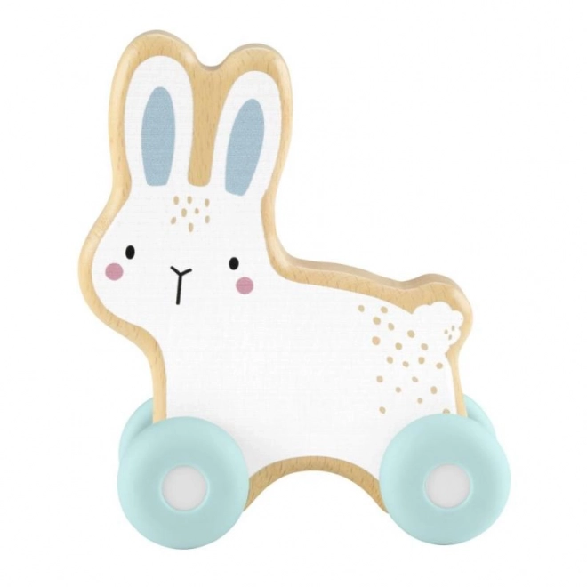 Fisher-Price Dřevěný zajíček na kolečkách